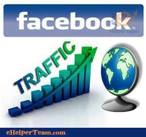 website traffic from Facebook page