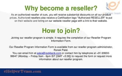 why become reseller