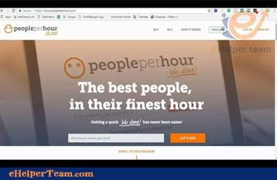 what is PeoplePerHour site 2 peopleperhour