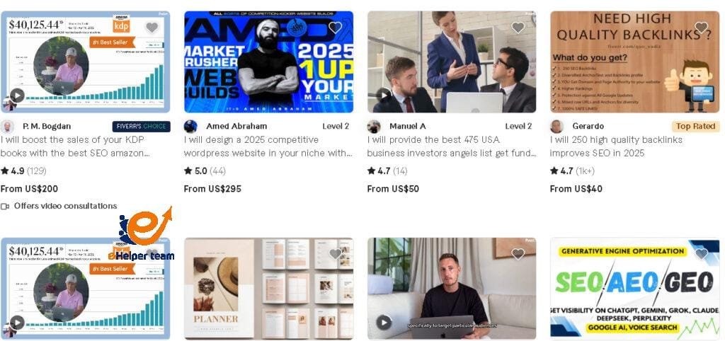 What Are the Best Services to Sell on Fiverr in 2025?