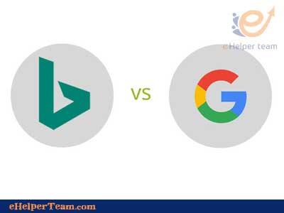Images search in Bing vs in google