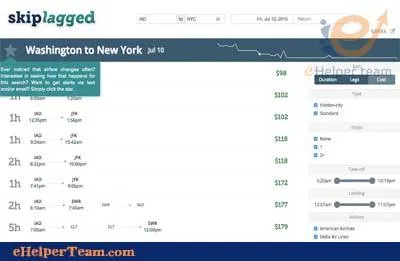 top 5 travel sites to reserve cheap travel to save money 5 Skiplagged