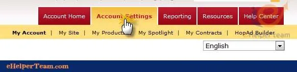 ClickBank the secrets of registration and profit by photo 5 Change your account settings