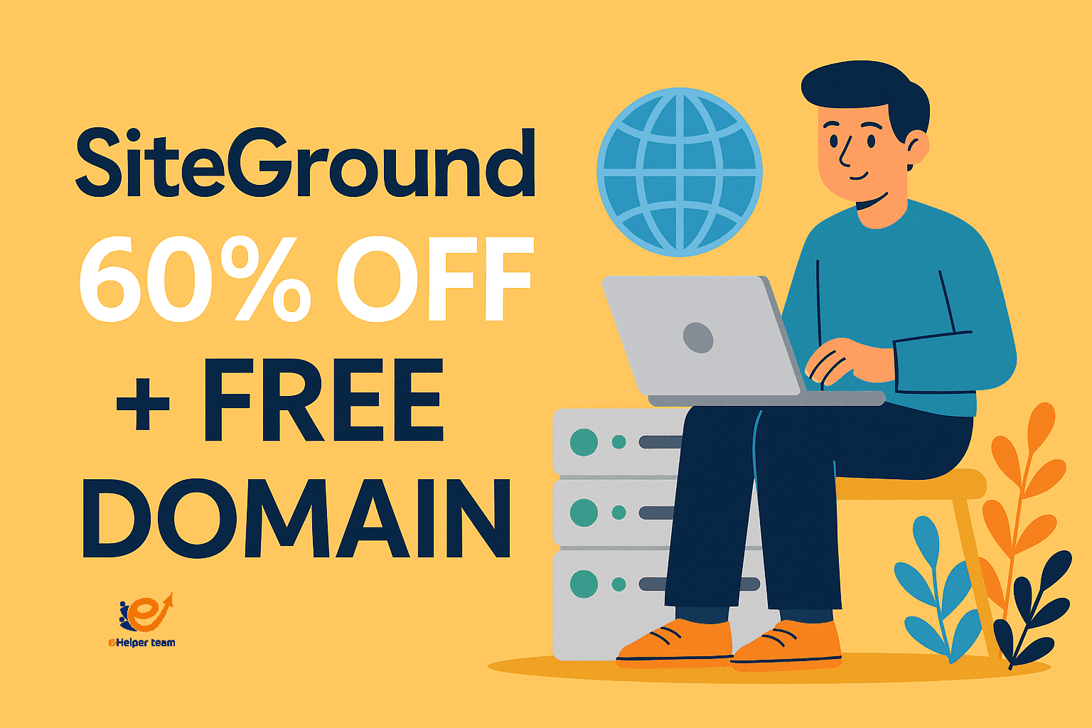 Hosting SiteGround 60% discount + free domain from here Hosting SiteGround 60% discount