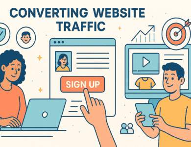 How to convert your website traffic to an online client or a frequent visitor to your site 13 website traffic