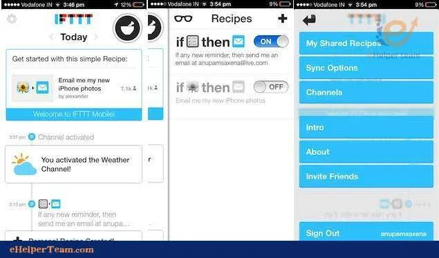 discover how to use IFTTT app to blog from your mobile 2 IFTTT