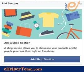 Facebook Shop Page