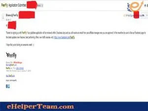 PeerFly.com, a popular CPA Affiliate Marketing Network 6 E-mail Verification