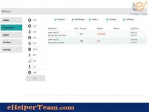 Get started with Bitsane trading exchange platform 7 Balances, Transactions