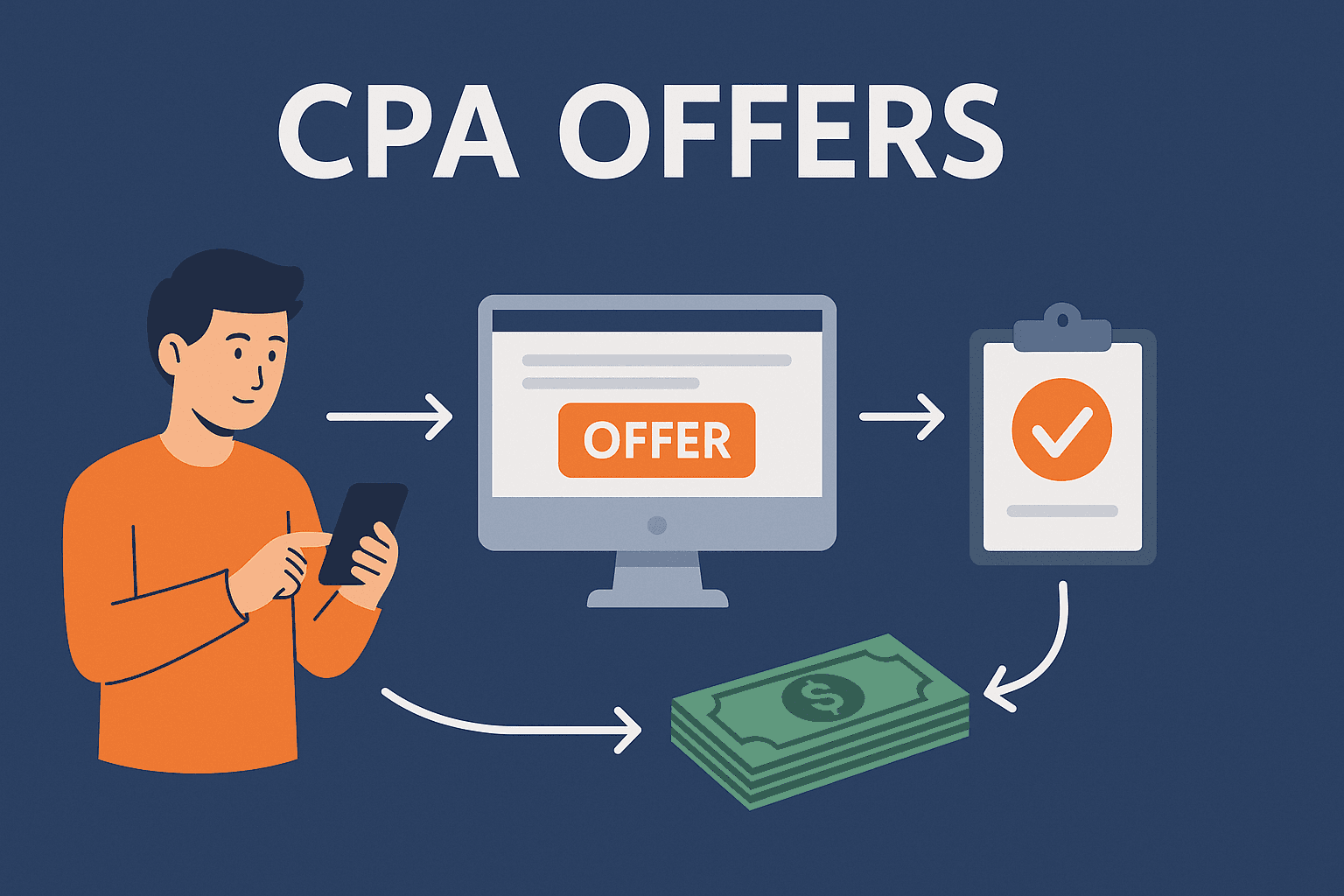 What is meant by CPA offers and what are their types CPA offers
