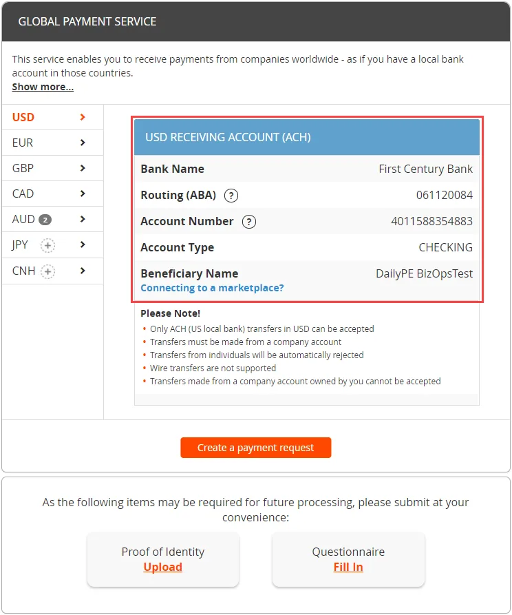 Discover the ways of charging your Payoneer account 1 Payoneer account