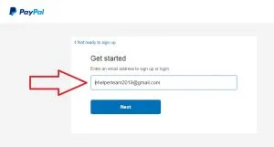 only 7 simple steps to create a PayPal business account 2 Enter an Email Address