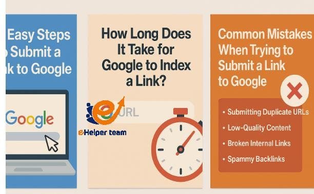 3 Easy steps to submit a link to Google