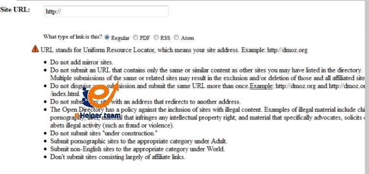 Submit a Website to DMOZ Submit a Website to DMOZ