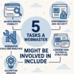 5 tasks a webmaster might be involved in include from google 10 tasks a webmaster might be involved in include