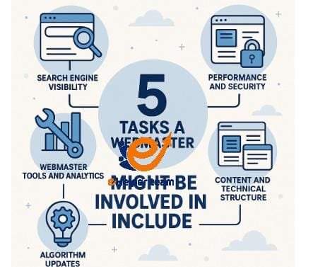 5 tasks a webmaster might be involved in include from google 12 tasks a webmaster might be involved in include