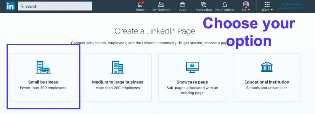 Creating a LinkedIn company page