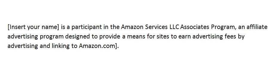 amazon affiliate requirements