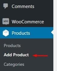 Prducts: WordPress Woocommerce