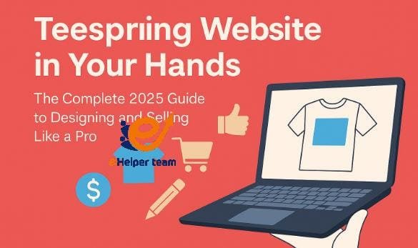 Teespring website in your hands 1 How Does the Teespring Website Work?