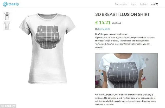 Teezily website Specializing in T-shirt design 3 Teezily website