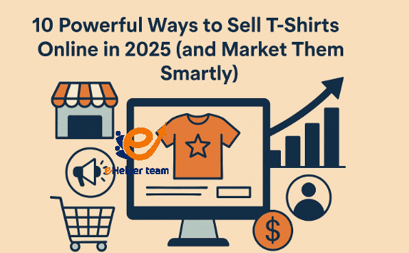 How to sell t-shirts online and How to market t-shirts online 