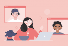 Team Connected When Working Remotely