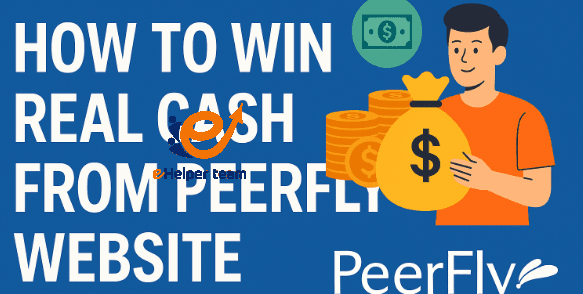 How To Win Real Cash From PeerFly Website 1 PeerFly Website