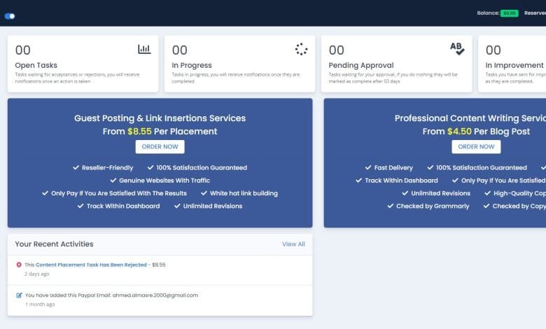 With iCopify Get Backlinks From High-Quality Websites 1 icopify buyers Dashboard