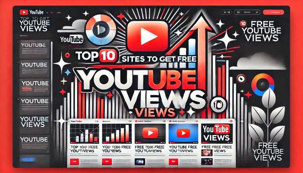 Top 10 Sites to Get Free YouTube Views 1 Top 10 Sites to Get Free YouTube Views