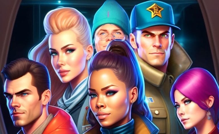 I want the characters of the game Grand Theft Aut 5