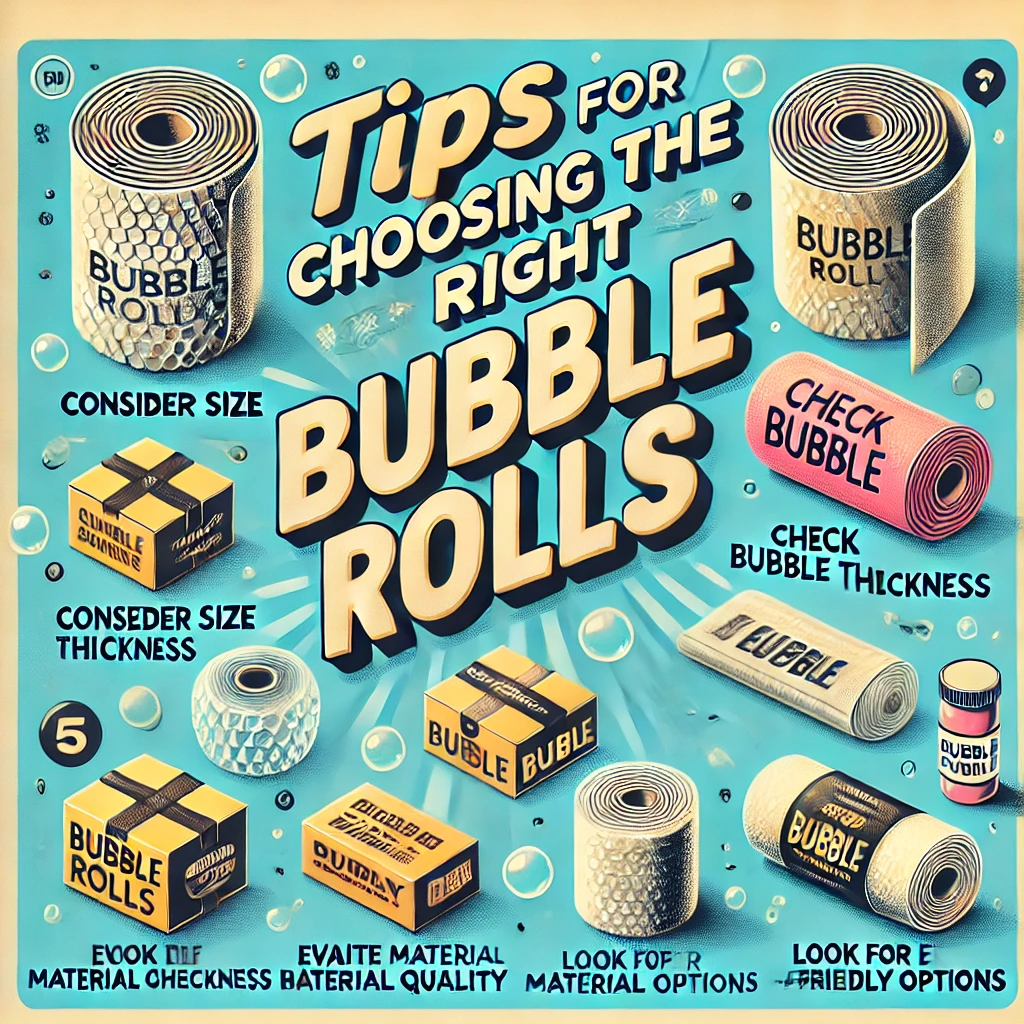 Tips for Choosing the Right Bubble Rolls