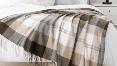 Set the Mood: The Appeal of Layering a Plaid Throw Blanket Over Your Bed 40 The Appeal of Layering a Plaid Throw Blanket Over Your Bed