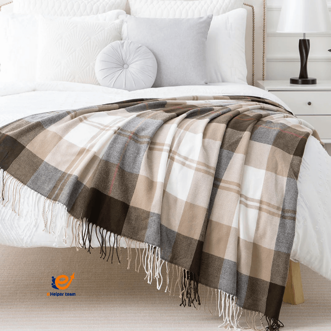Set the Mood: The Appeal of Layering a Plaid Throw Blanket Over Your Bed 1 The Appeal of Layering a Plaid Throw Blanket Over Your Bed