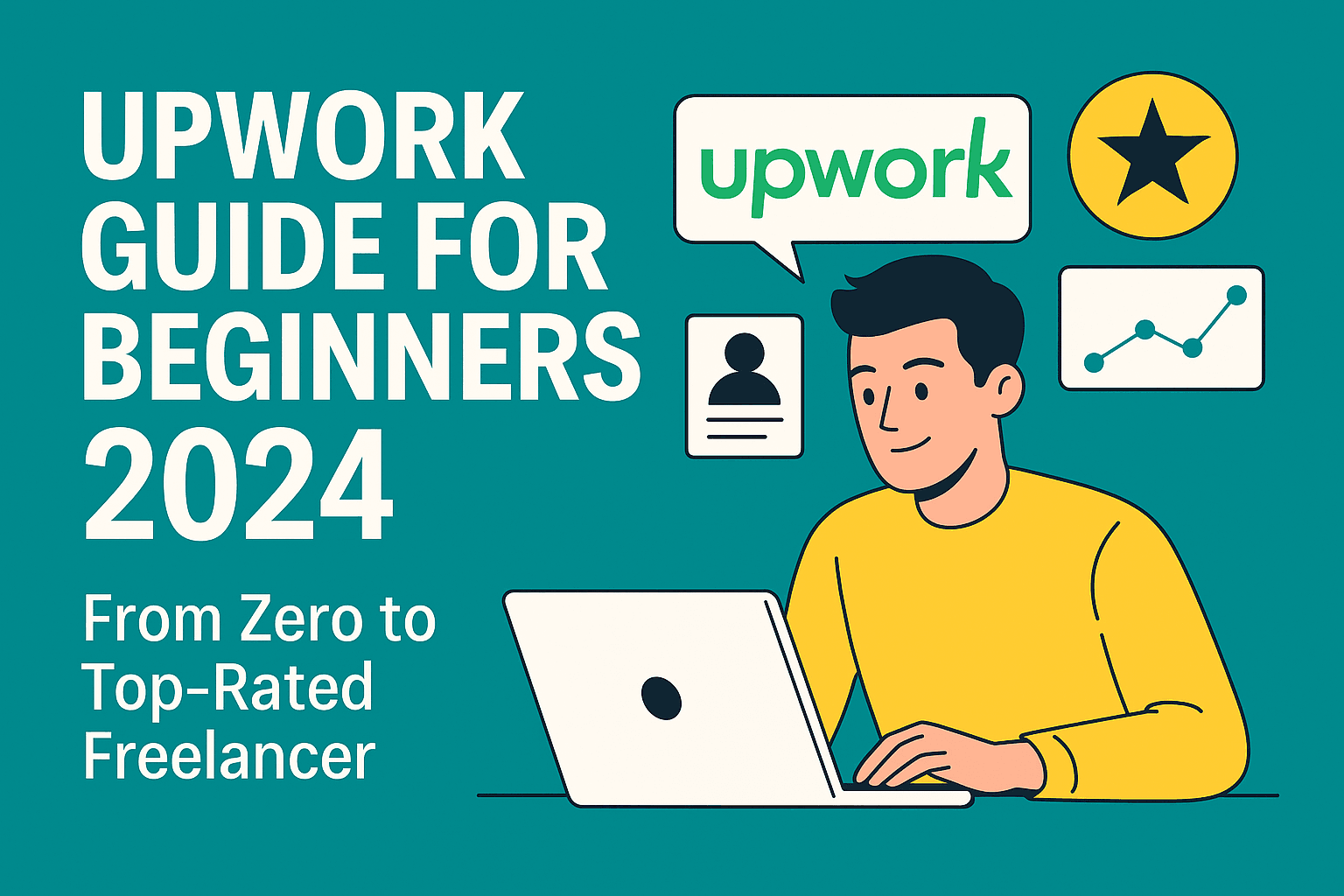Upwork Guide for Beginners 2024: How to Go from Zero to Top-Rated Freelancer