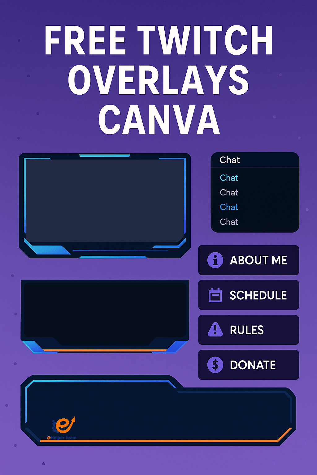 free twitch overlays canva