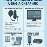Audio for Streaming Beginners: How to Sound Great Using a Cheap Mic 10 audio for streaming beginners