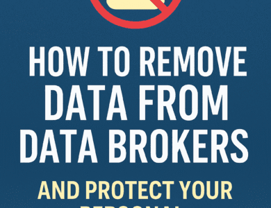 how to remove data from data brokers