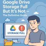 google drive storage full but it's not
