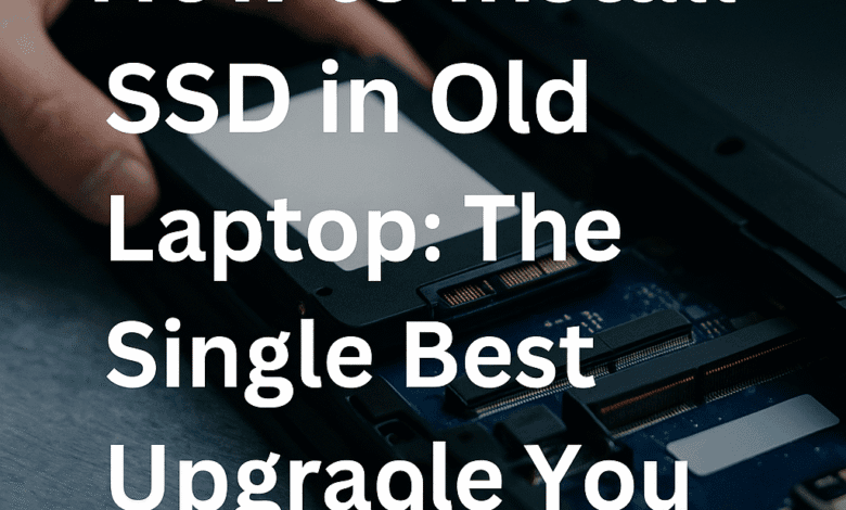 How to install ssd in old laptop: The Single Best Upgrade You Can Make 1 How to Install an SSD in an Old Laptop The Single Best Upgrade You Can Make