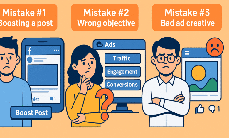 facebook ads mistakes