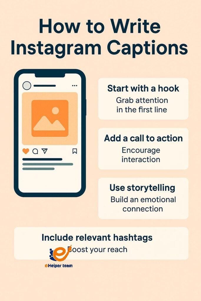 how to write instagram captions