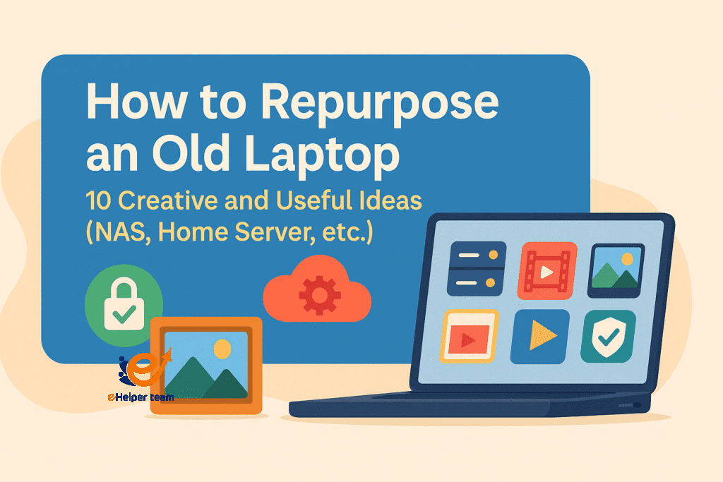  How to repurpose old laptop : 10 Creative and Useful Ideas (NAS, Home Server, etc.)