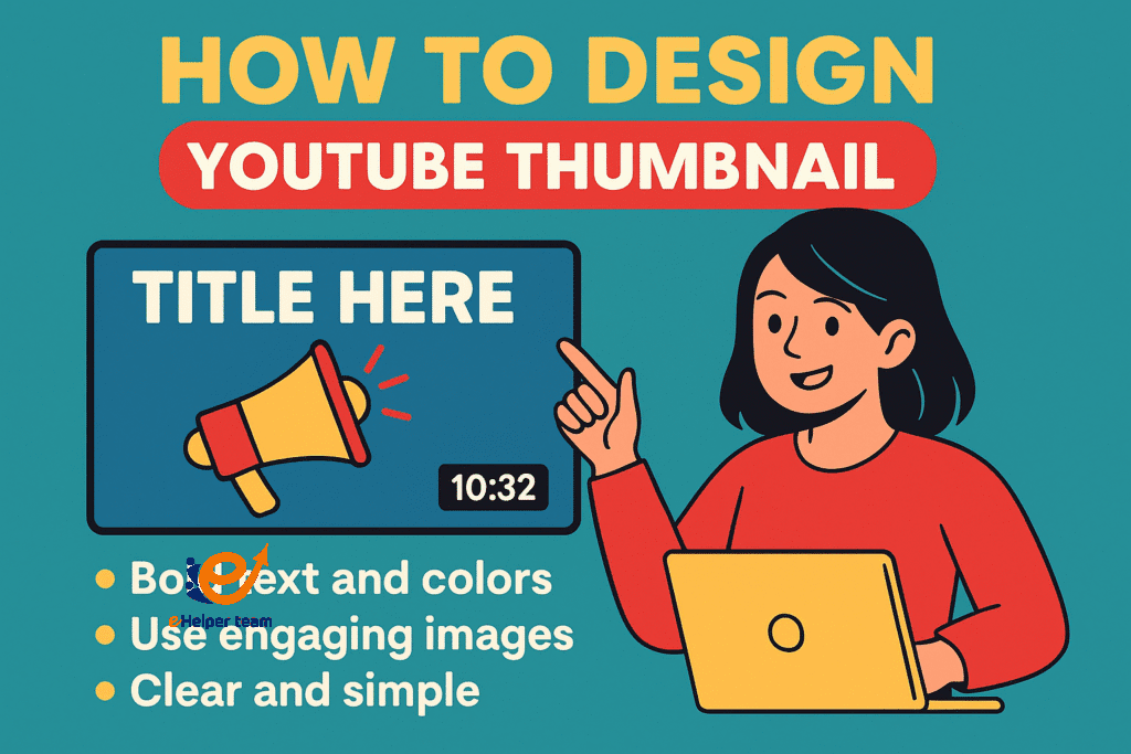how to design youtube thumbnail