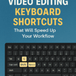 The 5 Must-Have Video Editing Keyboard Shortcuts to Boost Speed by 50% 9 video editing keyboard shortcuts