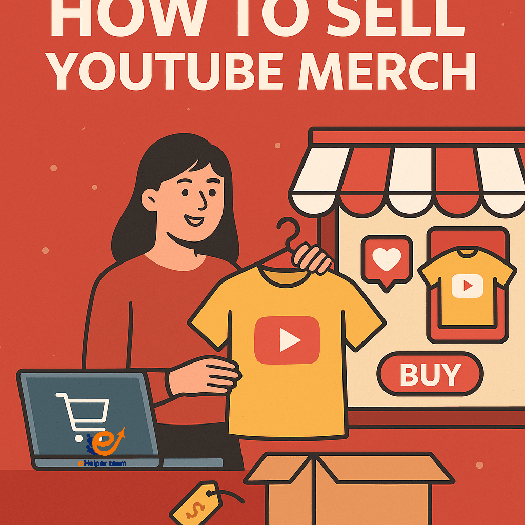 how to sell youtube merch