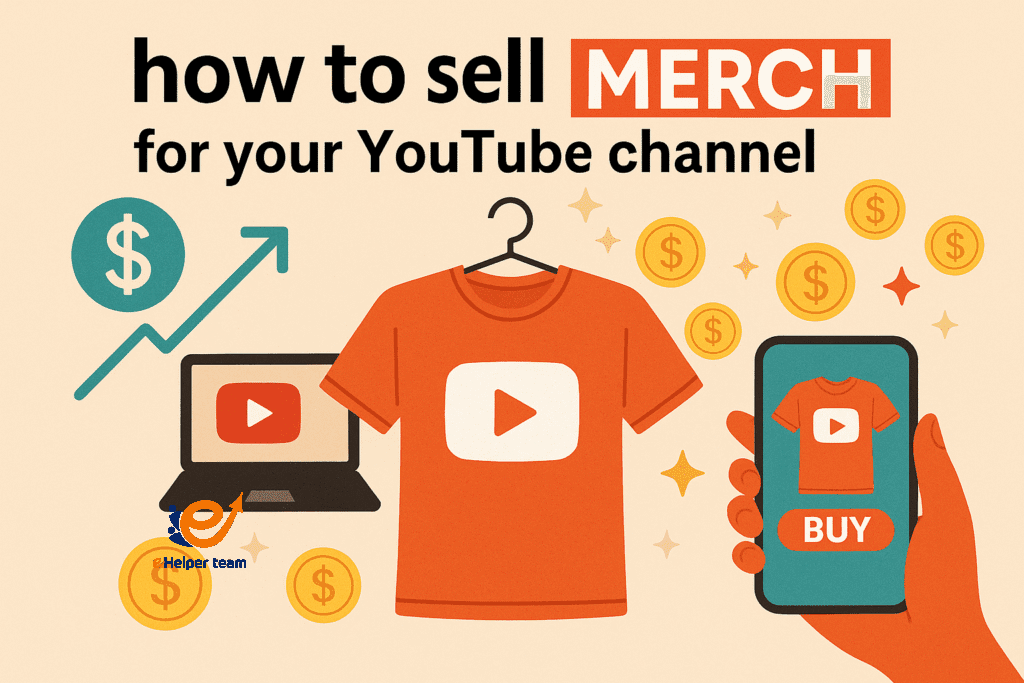 how to sell youtube merch