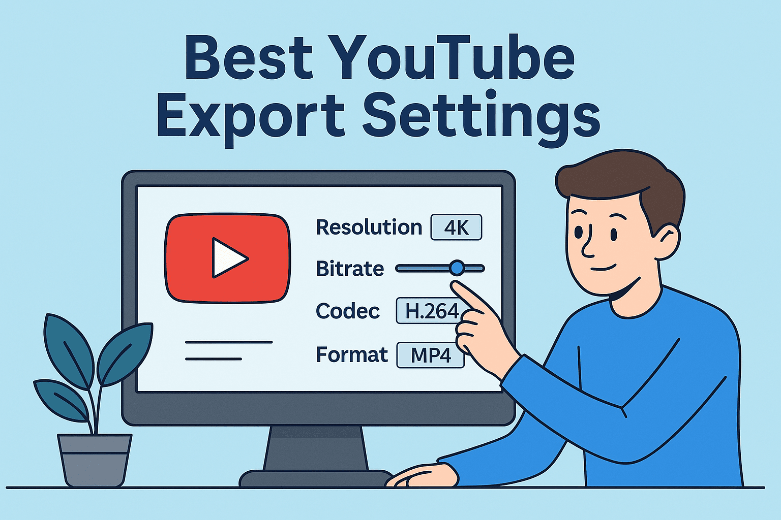 best youtube export settings