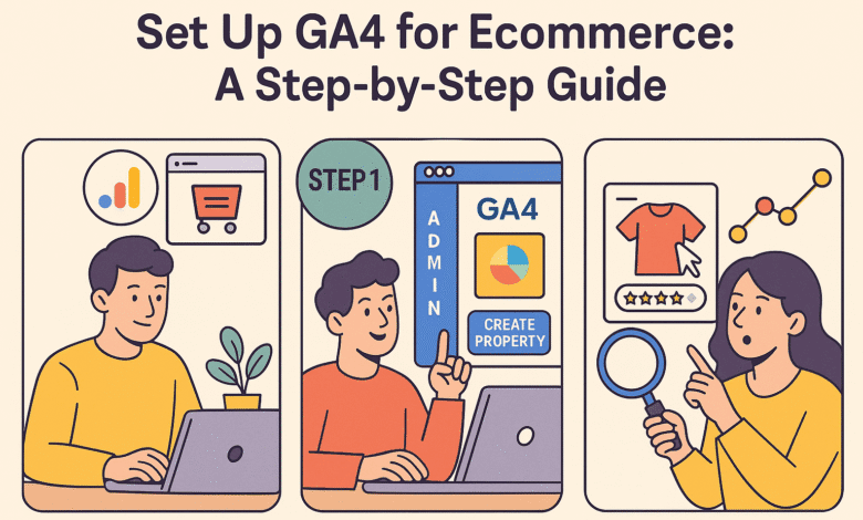 set up ga4 for ecommerce