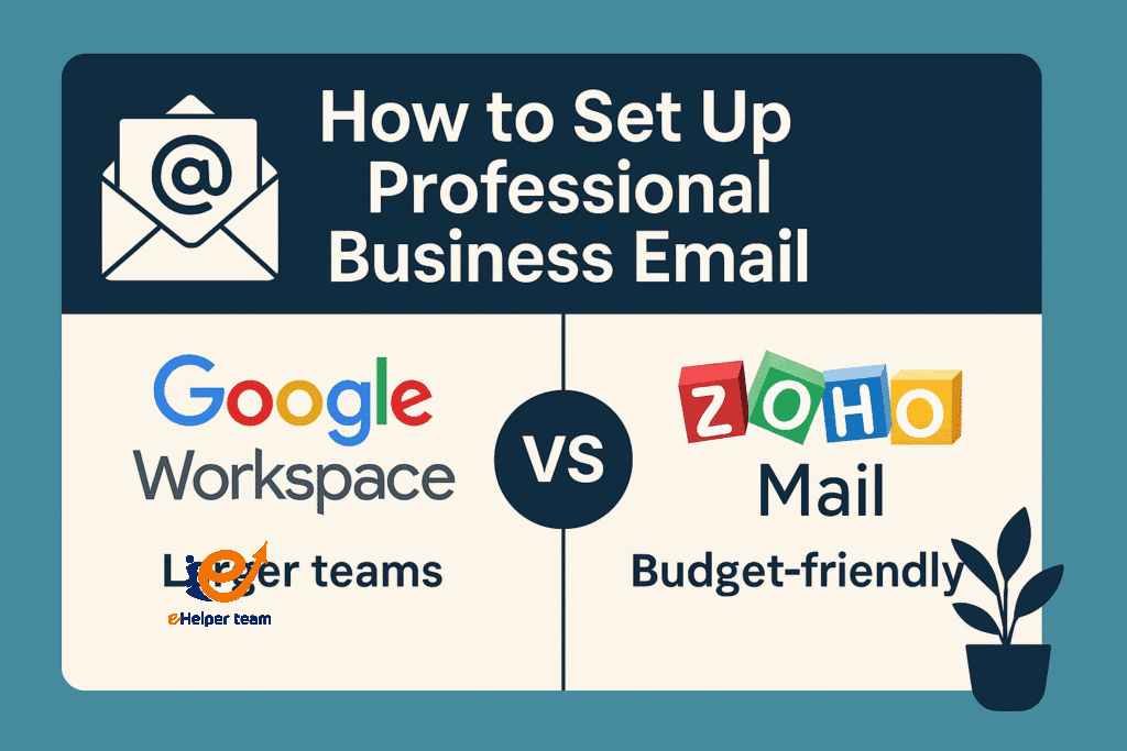 set up professional business email